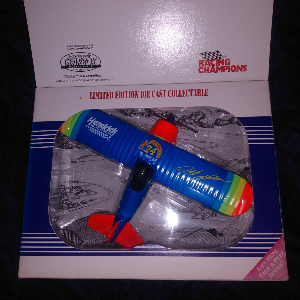 Jeff Gordon Die Cast Airplane Bank